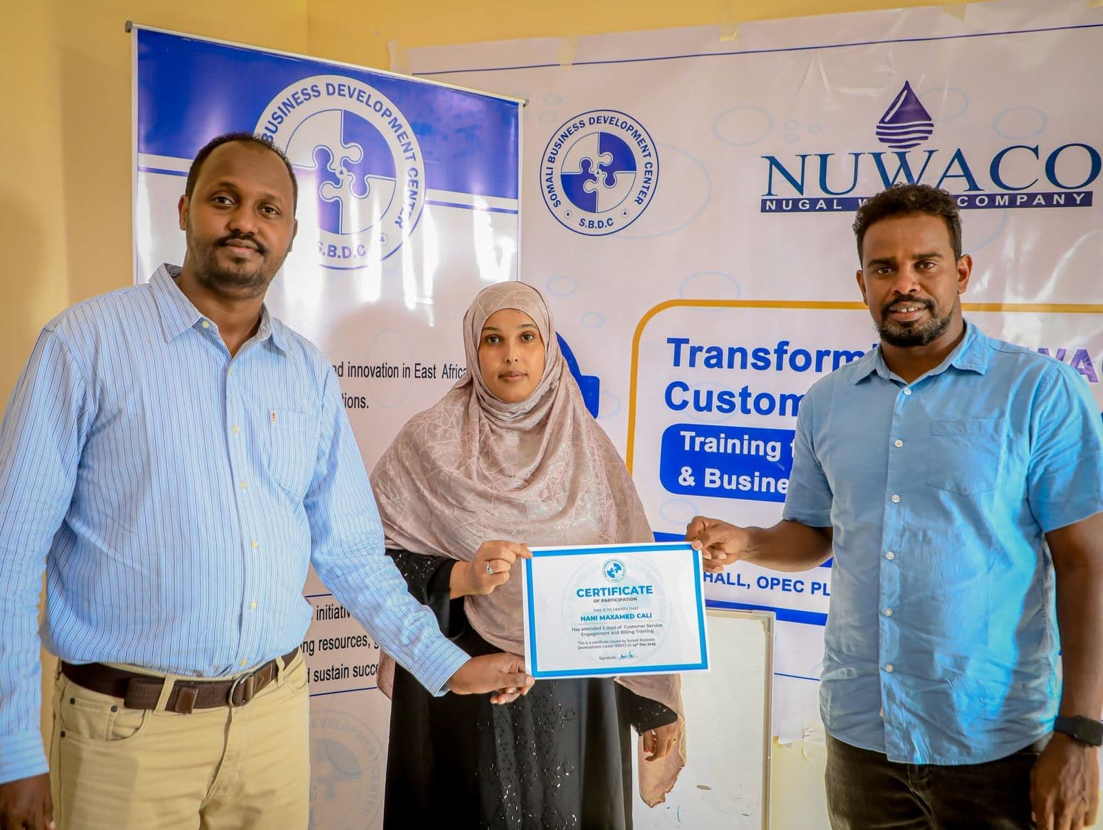 NUWACO customer experience training by SBDC